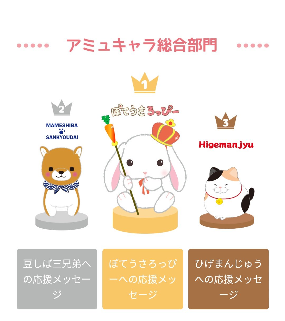 ぽてうさろっぴー お耳ぴょこぴょこ  JB セット ≪2月の新商品≫アミューズプライズーNEW ITEM！☆ぽてうさろっ