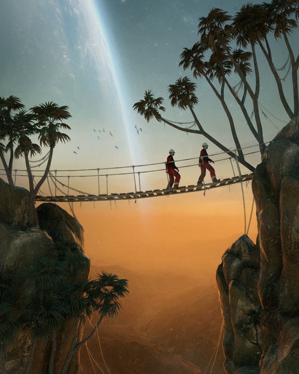 beeple's tweet photo. THE JOURNEY https://t.co/GdhLucttIJ