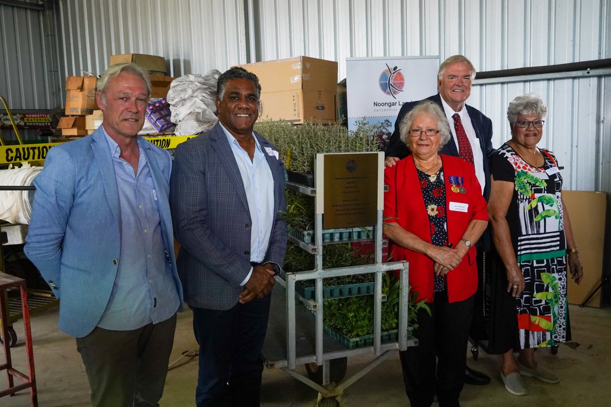 NLEGroup's tweet image. Noongar Land Enterprise Group (NLE) official launch of “Boola Boornap” native tree farm.

The Governor of Western Australia, Kim Beazley along with Ballardong Elder, Deborah Moody &amp;amp; NLE Elder Maude Bonshore officially opened the "Boola Boornap" - Place of Many Trees, Wed 7 April.