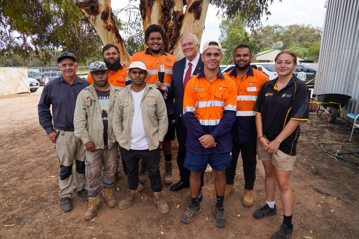 NLEGroup's tweet image. Noongar Land Enterprise Group (NLE) official launch of “Boola Boornap” native tree farm.

The Governor of Western Australia, Kim Beazley along with Ballardong Elder, Deborah Moody &amp;amp; NLE Elder Maude Bonshore officially opened the "Boola Boornap" - Place of Many Trees, Wed 7 April.