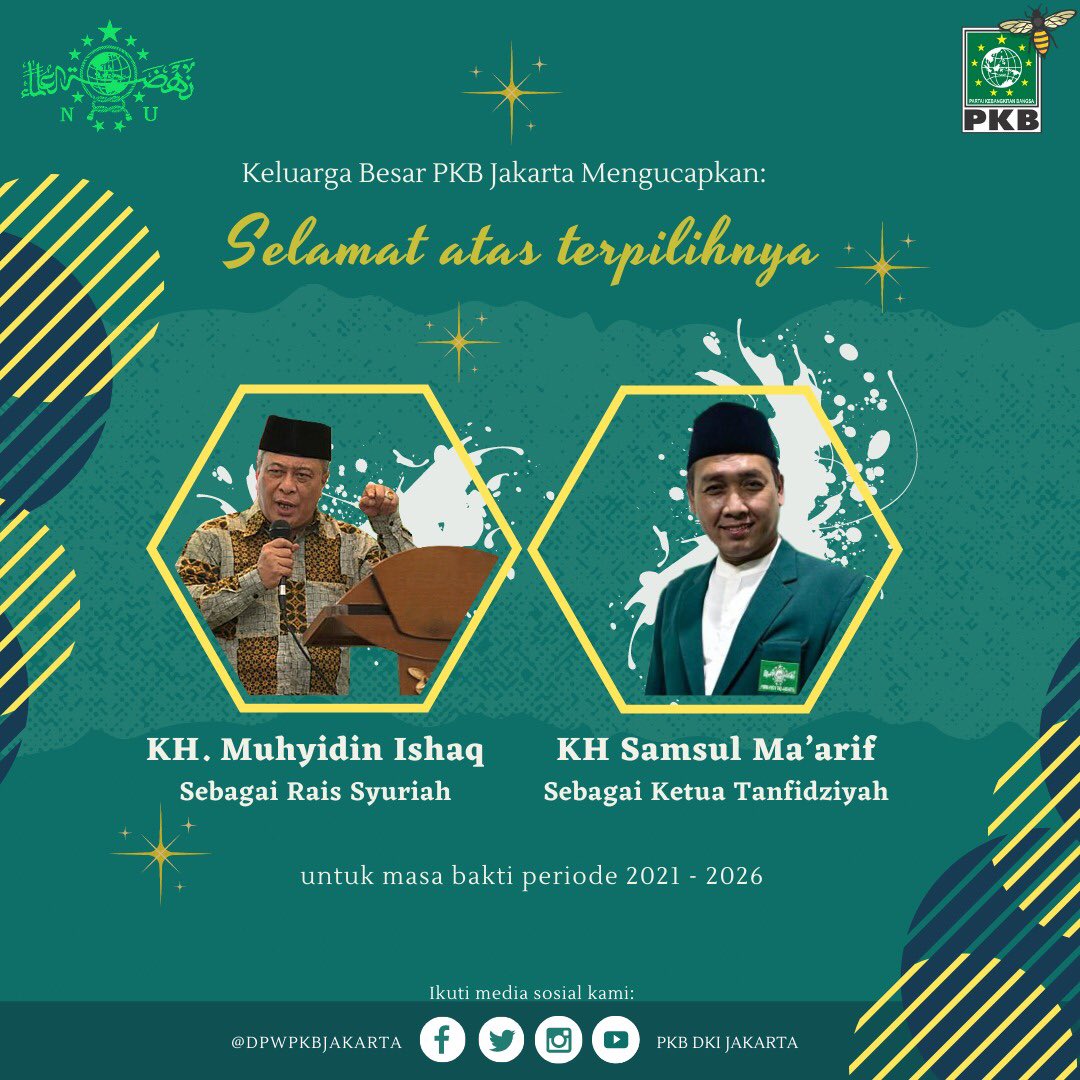 Ini adalah amanah mengurus umat, mengurus nahdliyin. Semoga bisa membawa NU Jakarta dan ajaran aswaja membumi , Amin selamat menjalankan amanah