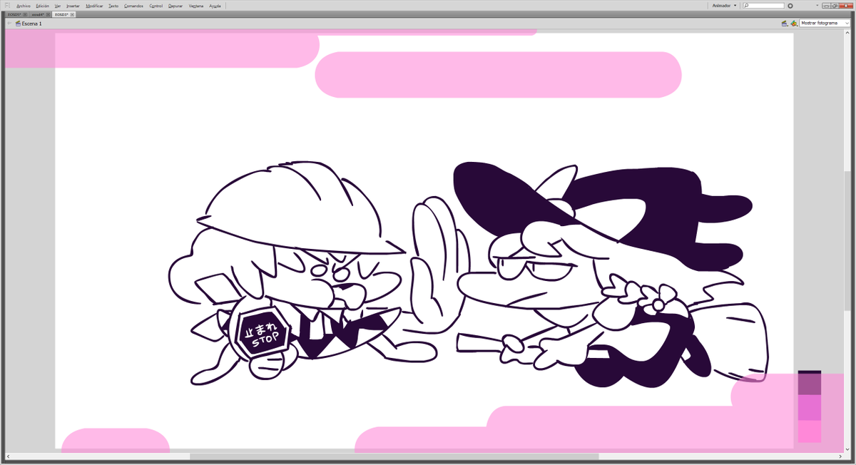 besides that, I think the Touhou animation might be around 10 mins, I am on the scene 6 (it says 5 tho) and I have 5 mins with the other 5! I mean thats cool but yeh, Ive been having so much fun while making it
here, have some pics cuz yes. 