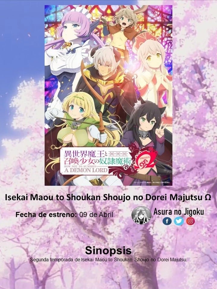 FECHA DE ESTRENO DE LA 2 TEMPORADA DE ISEKAI MAOU TO SHOUKAN