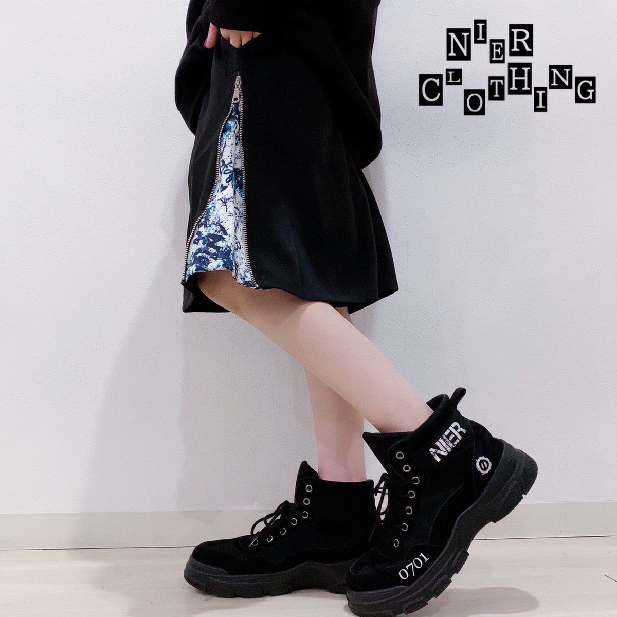 NieR_tokyo's tweet photo. 🎁本日〆切プレゼント企画🎁

SIDE ZIP HALF PANTS
【WHITE CRASH】

🎁4名様にプレゼント🎁

ユニセックスアイテムです🐰

◼応募方法
フォロー(@NieR_tokyo) &amp; RT
◼締切〆  本日24時

※鍵垢の方も対象内です。
是非ご参加ください🙇‍♂️🙇‍♀️ https://t.co/k7ln8MqpEx