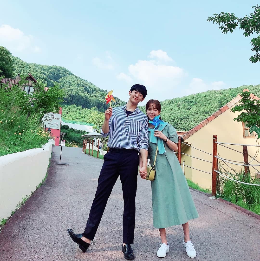Lee Jong Suk and Jung Hae In has now become a successful fan as they've already worked with this good actresses and be pair up with them in a drama lead role.  #LeeJongSuk  #LeeNaYoung  #RomanceIsaBonusBook  #JungHaein  #HanJiMin  #OneSpringNight