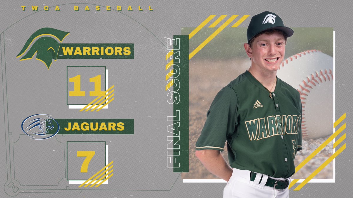 BaseballTwca's tweet photo. Warriors grind out extra inning win at Emery!

Austin Boyd 4-5 2 2Bs 2 RBIs
Bryce Byron 2-3 2B
Christian Berger 2-4
Carson Queck 2-5 2 RBIs
Marshall Hale 1-3 2B 2 RBIs https://t.co/syeOnHOeTM