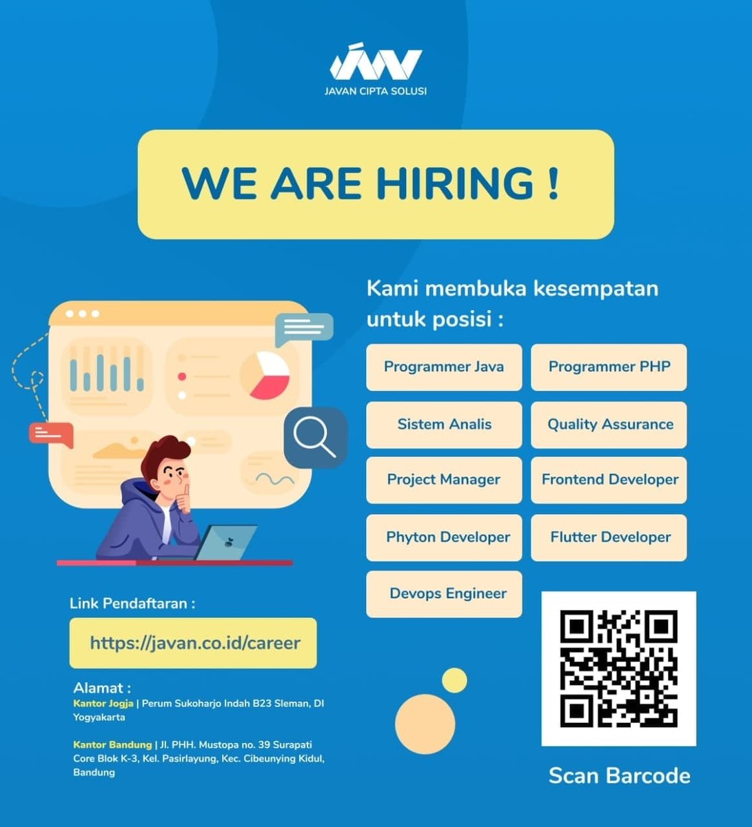 arinihida's tweet image. Are you the one?
Join with us!
javan.co.id