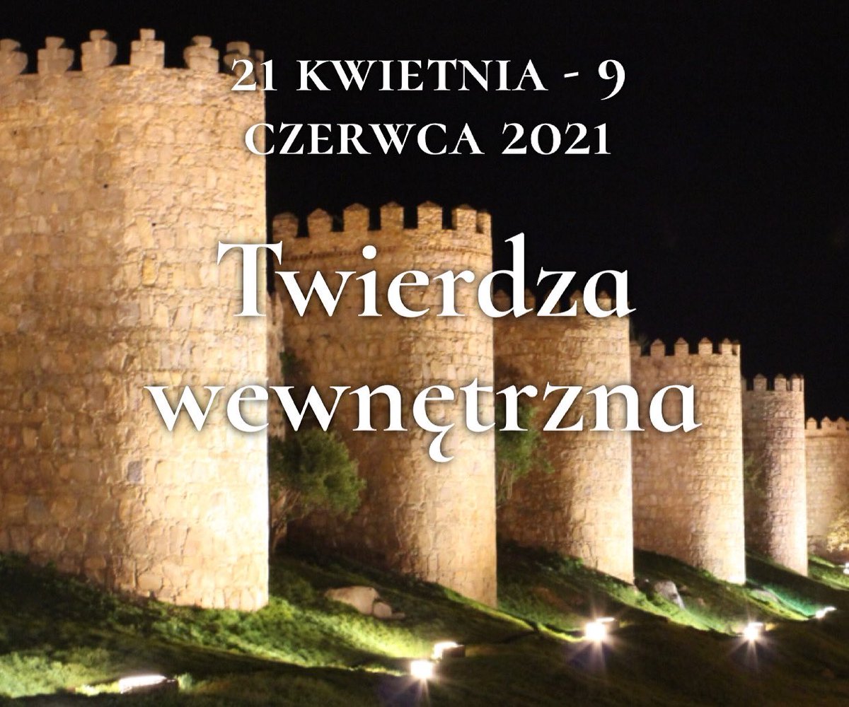 Kurs o „Twierdzy wewnętrznej”

Stajemy wobec Twierdzy wewnętrznej, wyjątkowego dzieła św. Teresy od Jezusa, które jako jedno z niewielu dzieł chrześcijańskiej duchowości przedstawia cały proces rozwoju życia duchowego osoby, aż do zjednoczenia z Bogiem.

karmel.pl/kurs-o-twierdz…