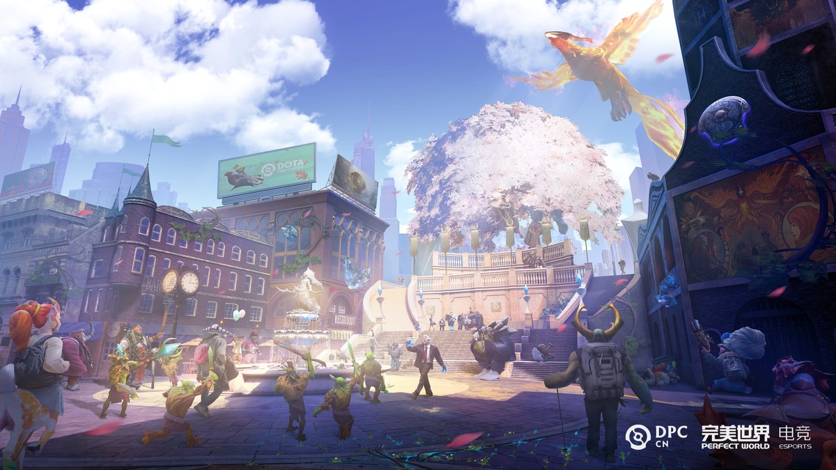 Perfect World Dota Ti10 Thematically We Re Now At The Radiant Plaza For Dpc China Season 2 What Stories Will Unfold Here Dpccn