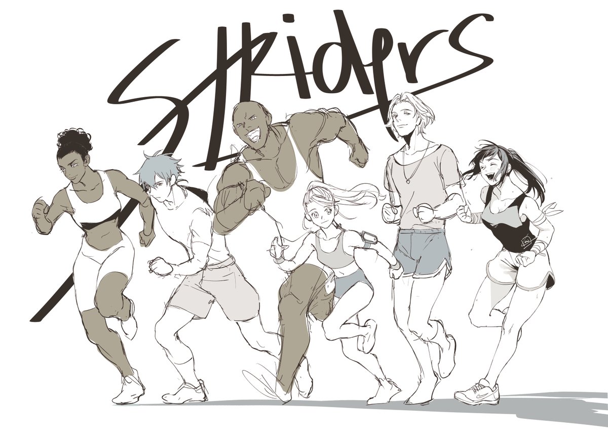 What if I drew a series about a running club and the hardships of training, overcoming self deprecation, and the power of friendships ? Hahaha just kidding...unless? ? 