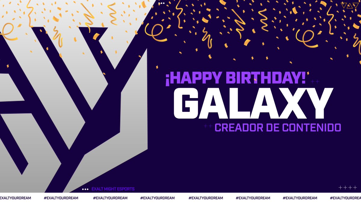 ExaltMight's tweet photo. ¡Nuestro @galaxy0898 ha cumplido años!

Esperemos te la hayas pasado super bien, te deseamos el mejor crecimiento y que tu vida esté llena de plenos 💪🏼

#ExaltYourDream 👑🔥 https://t.co/PioeVeKSG1