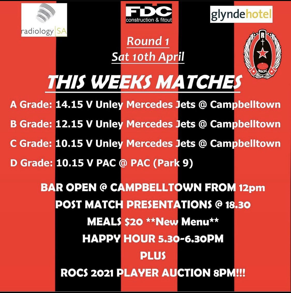 ROCFC's tweet image. Footys back @ the Quarry!