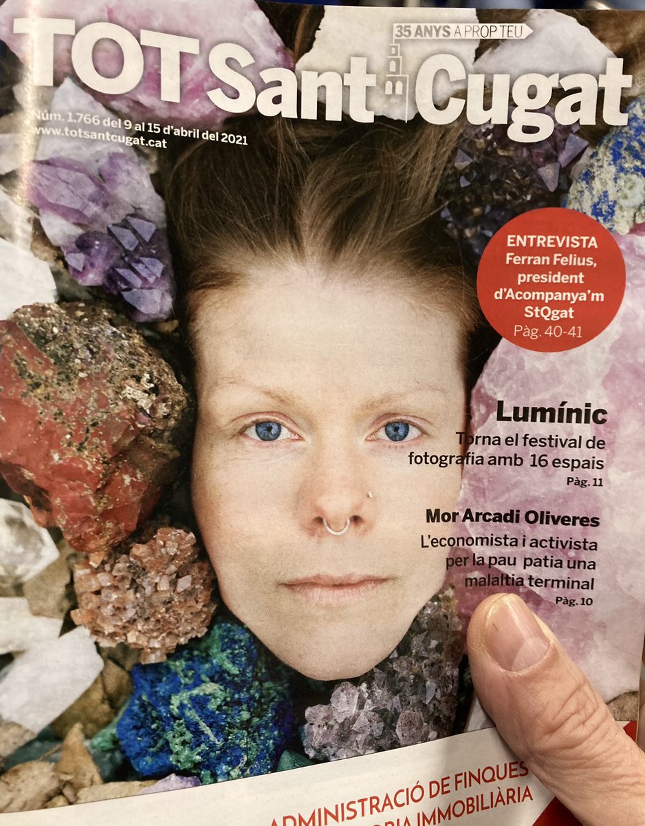 lafotografica's tweet photo. Avui tenim el @luminicfestival a la portada del @totsantcugat Gràcies! Amb la foto de la #begoanton https://t.co/QuE5JaUvoC