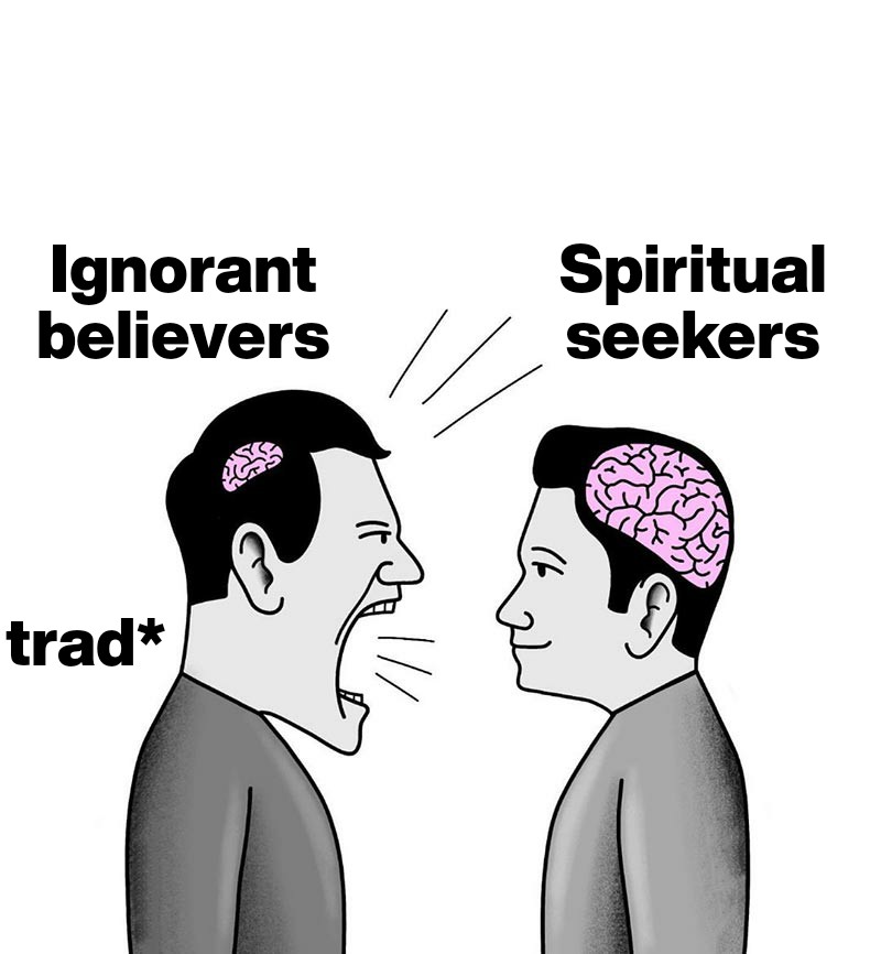 A thread of friendly memes on people who are spreading false propaganda, hate on Sadhguru and the gullible ones who are easily getting rattled by it, well let's just call them trads. No hate for any of them, but a little reality check. 1. Believers.