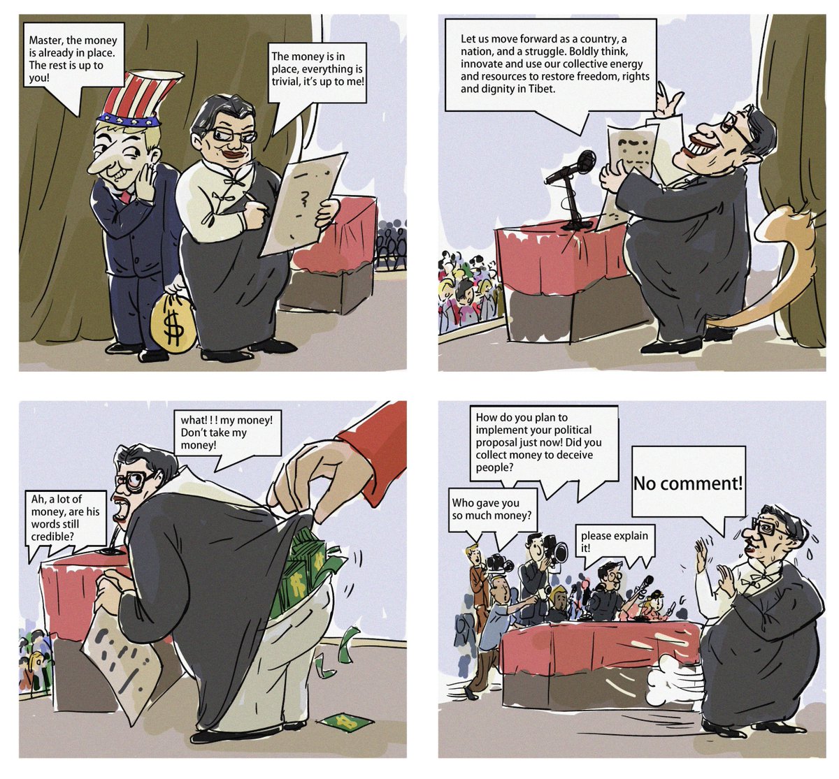 Nyima36000785's tweet image. We don't want Kaydor Aukatsang to be our leader! #freetibet #sikyong2021 #tibet