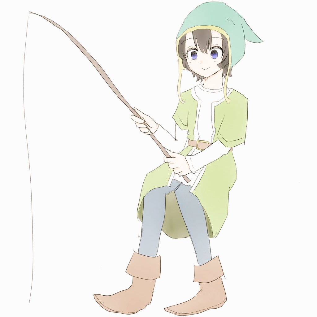 釣り人7主 28のイラスト