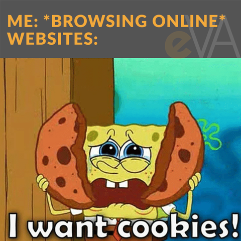 Me: Can I have just one cookie, please? 
The Website: ACCEPT ALL COOKIES! 
#eVAlaughs #cookies #onlinecookies