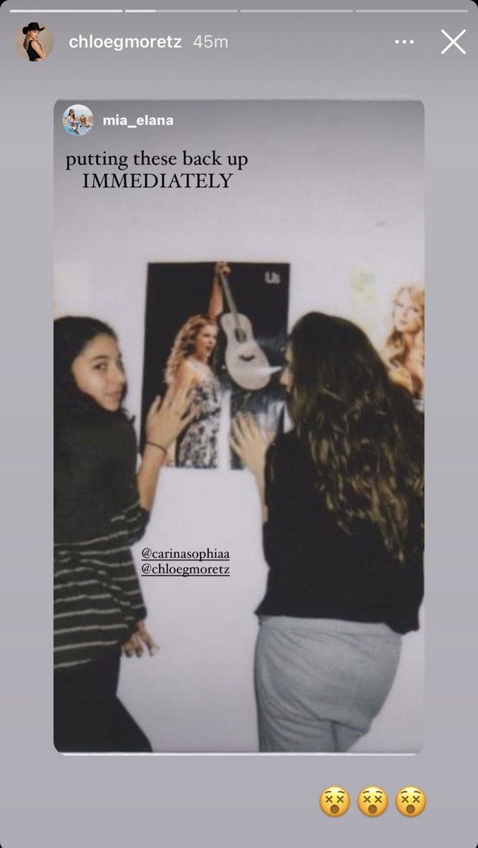 TSwiftNZ's tweet photo. 📲 IG | @ChloeGMoretz via Instagram story #FearlessTaylorsVersion https://t.co/G7U8YeVA5V