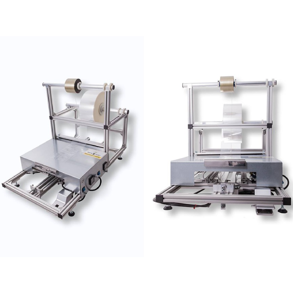 Cellophane semi-automatic envelope wrapping in cellophane foil. Especially popular in small and medium cosmetic, phonographic and service companies for packaging perfumes, cosmetics, tea, CDs, DVDs, cigarettes in Bopp film (cellophane). Contact us today solstech-inc.com/cellophane-sem…