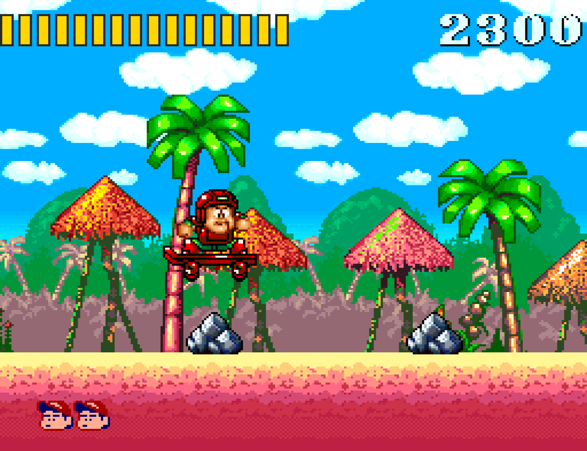 SirArturo3's tweet photo. Mucho colorido, muchos saltos, un protagonista carismático, y unos bosses espectaculares! La primera fase es un paseito, y tiene para mi gusto, la mejor melodía de todo el juego! #MasterHiggins al rescate!
#Retrogames #SuperAdventureIsland #PixelArt https://t.co/cl5wUvxDXN