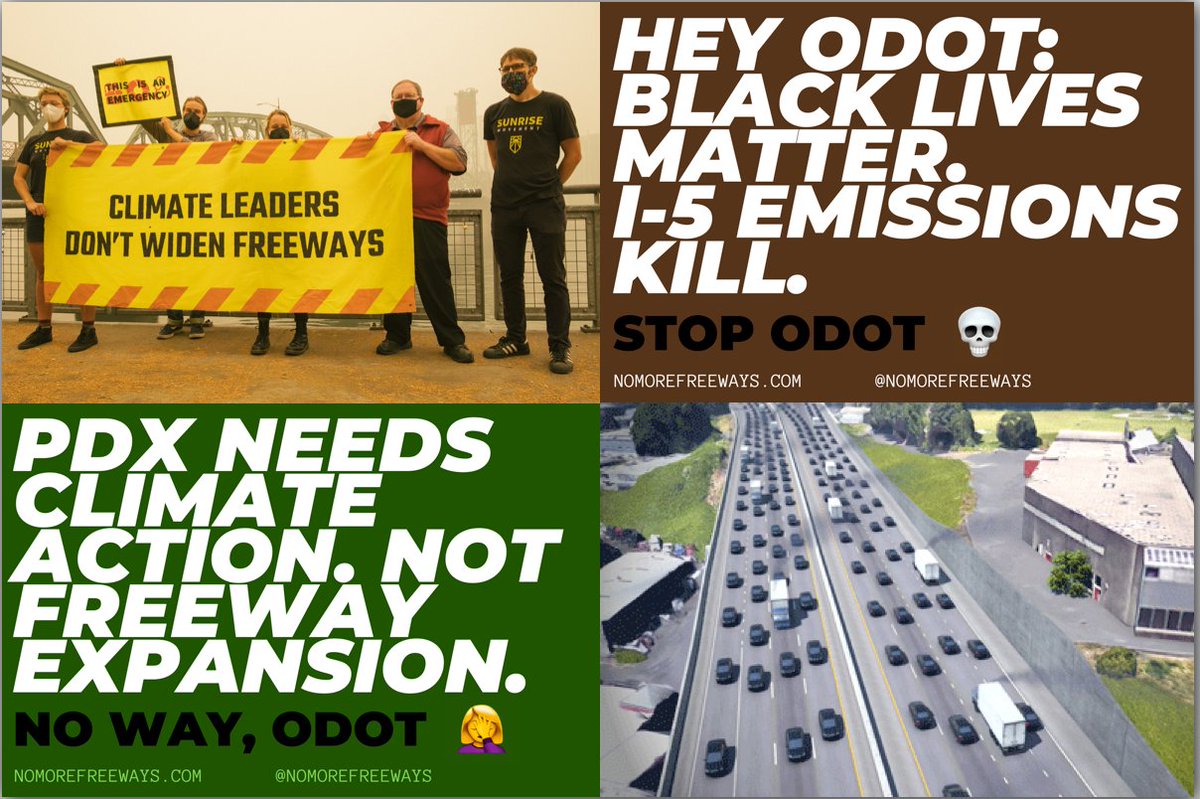 Today's the day! RT if we're going to see you at the #TubmanRally at Tubman MS. We'll tell @oregondot to conduct a full Environmental Impact Statement for the $800m Rose Quarter Freeway Expansion in the backyard of Tubman.

we'll stream it online, too:
nomorefreewayspdx.com/tubmanrally