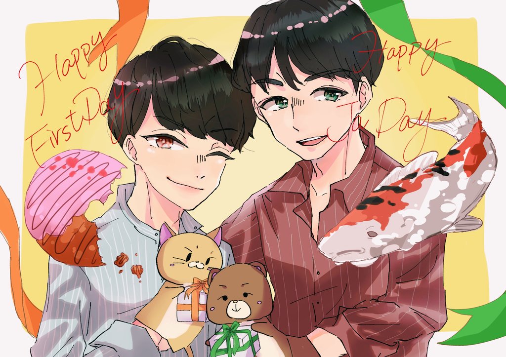 75_seabream's tweet photo. 笑顔溢れる年になりますように💫💚🧡

#JaFirst #TeddyJa23rdBirthday #HBD23rdFirstDay #TeddyJa #FirstLoveIsU https://t.co/3sS1Dnowo4