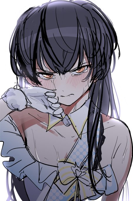 一般来说我的上色草图其实和成图差别不会特别大,但是这张fuyu我都觉得有点像是两个不同的人画的 