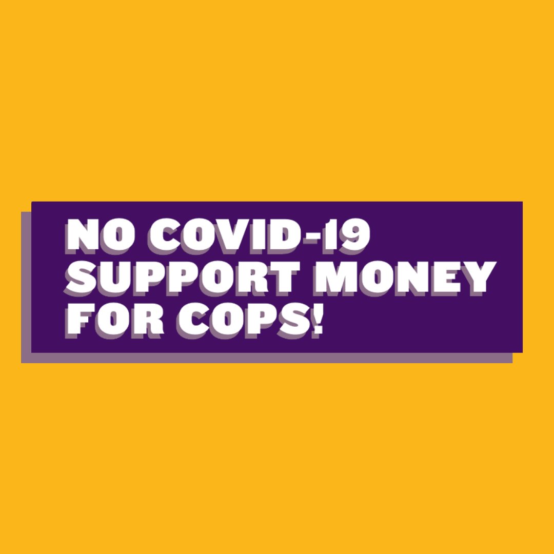 Police, jails & prosectors are already lined up at the trough & governors and mayors have already started to earmark funds for cops instead of communities devastated by  #COVID19, massive unemployment, the looming eviction & foreclosure crisis & climate catastrophe  #DefundPolice