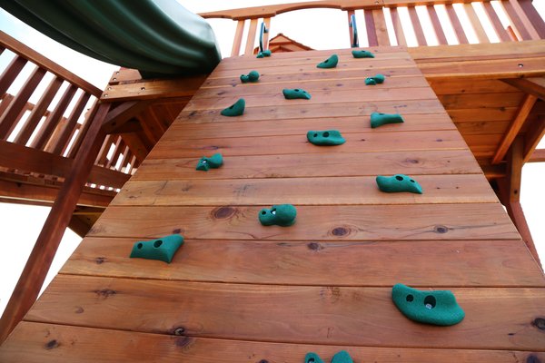 WePlayAlot's tweet image. Climbing rocks can be added on a rock wall, the side wall of a warp wall or horizontally around the upper level of your backyard playset. #climbing #rocks #swingsetaccessories #playsetaccessories #kidsactivities