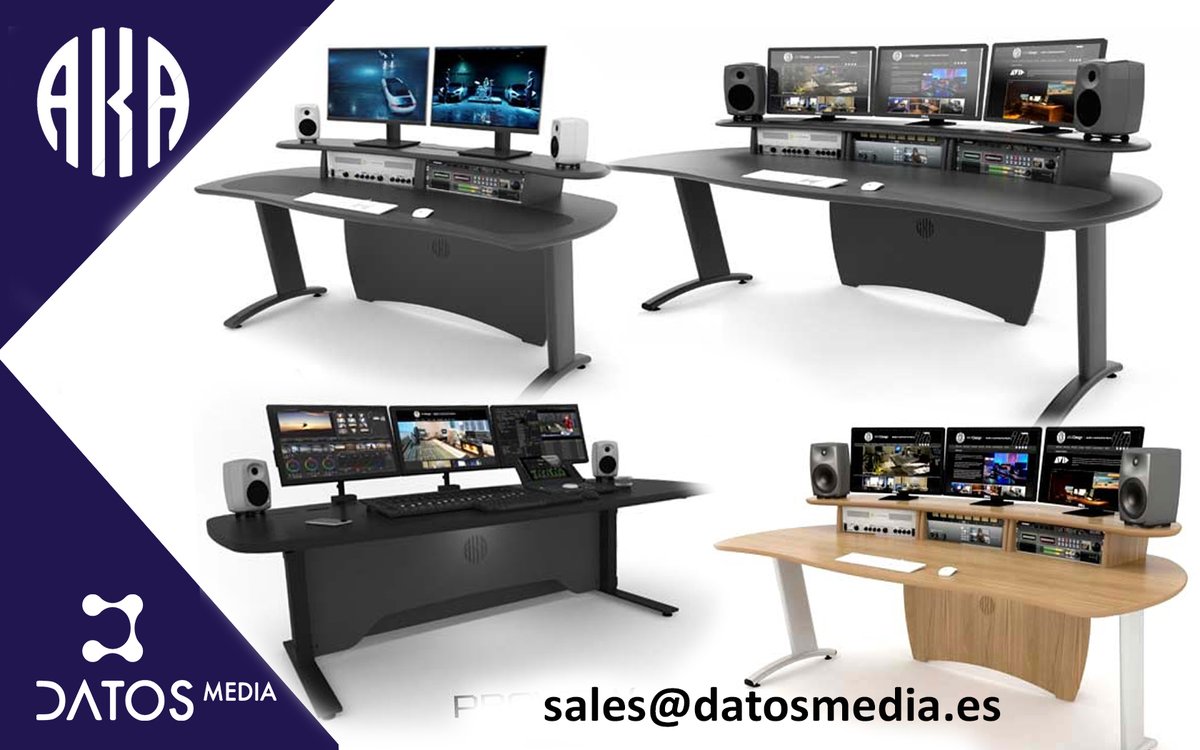 DatosMedia's tweet photo. AKA Design es uno de los mejores fabricantes internacionales de mobiliario para salas de edición de video y audio. Descubre cual se adapta a tus necesidades. 
https://t.co/DaTVGr4hBS 
#DatosMedia #soluciondeintegracion #ProEdit #ProMedia #Prolite  AKA Design Ltd  @AKAdesignuk https://t.co/pSLHhGYMC2