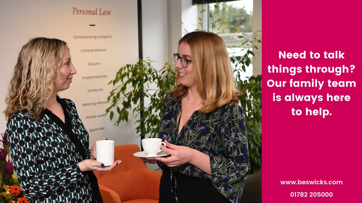 BeswicksLegal's tweet photo. If you are facing divorce, separation or child arrangement issues, sometimes you need to talk things through and establish a clear path forward. Our expert family solicitors can help you do just that. https://t.co/gTE8aQiFaa https://t.co/bOTAu1a83u