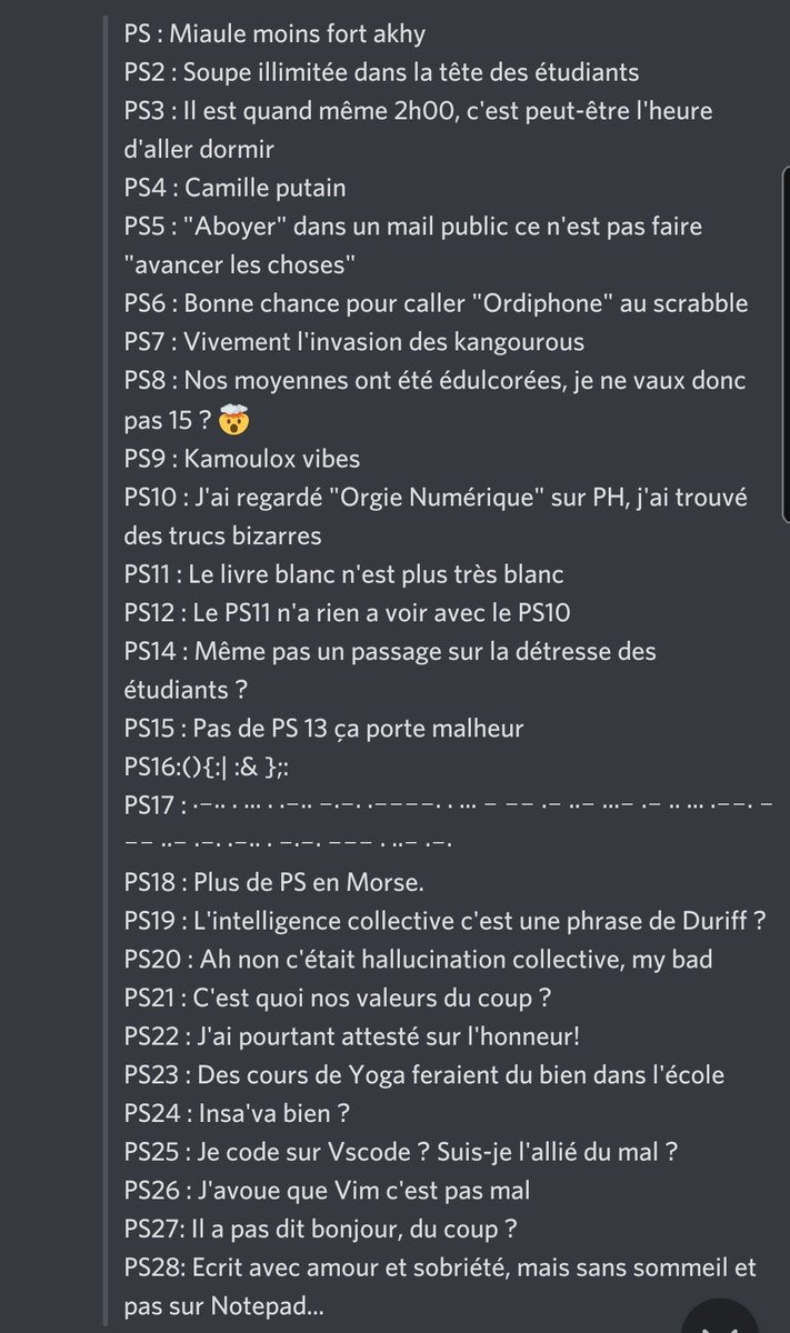 Comme j& #39;ai la flemme de tous les écrire, voilà: