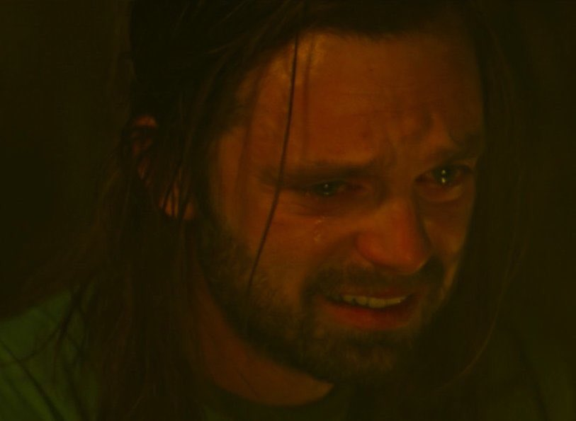  #TheFalconAndTheWinterSoldier   spoilers ......the way bucky cried and how scared he was because he didn't want to be the soldier again to the way he cried when he realized he was free is something very important to me