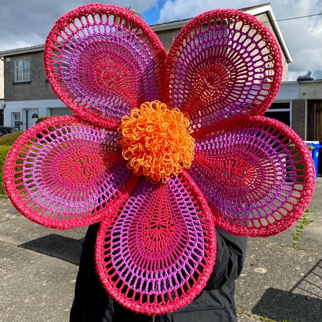 A lovely ReCreation sent in to us by member Annie Morris who is busy working with #KildareYarnBombers preparing for #JuneFest. We'd love to see some more of your at home creations 😀 #CreativeReuse