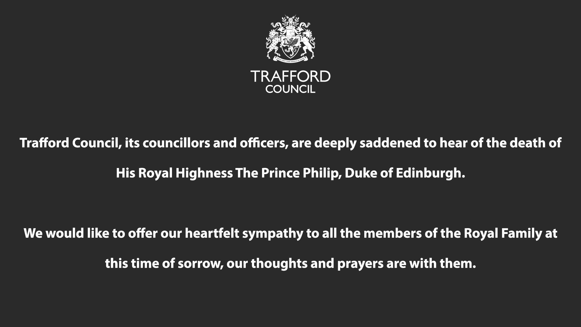 Trafford Council on Twitter