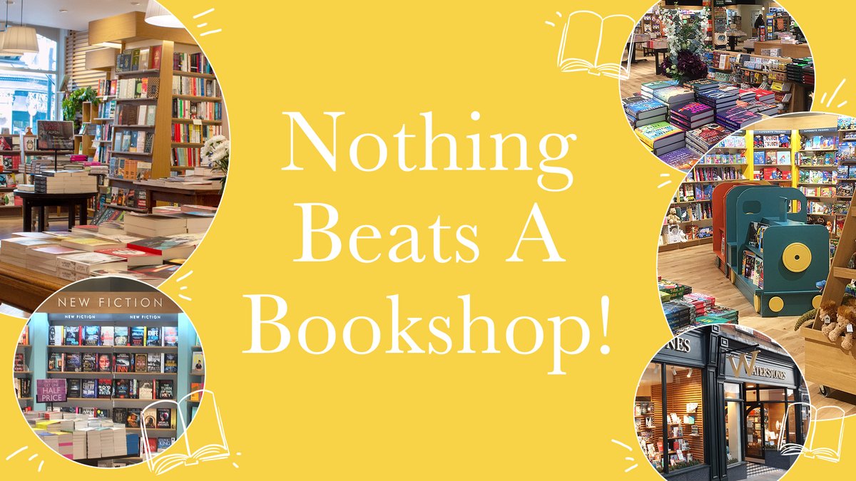 Nothing Beats A Bookshop! We're thrilled to be able to open doors once again in England and Wales on 12 April and we can't wait to welcome you in. For information on that and our other shops head to our special page: waterstones.com/bookshops-reop… #ChooseBookshops