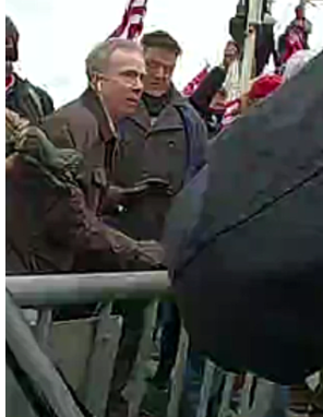 FBI's tweet image. The #FBI continues to seek information on individuals involved in the violence at the U.S. Capitol on January 6. If you think you know the person in these photos, submit a tip at tips.fbi.gov. Refer to photo 294 in your tip.