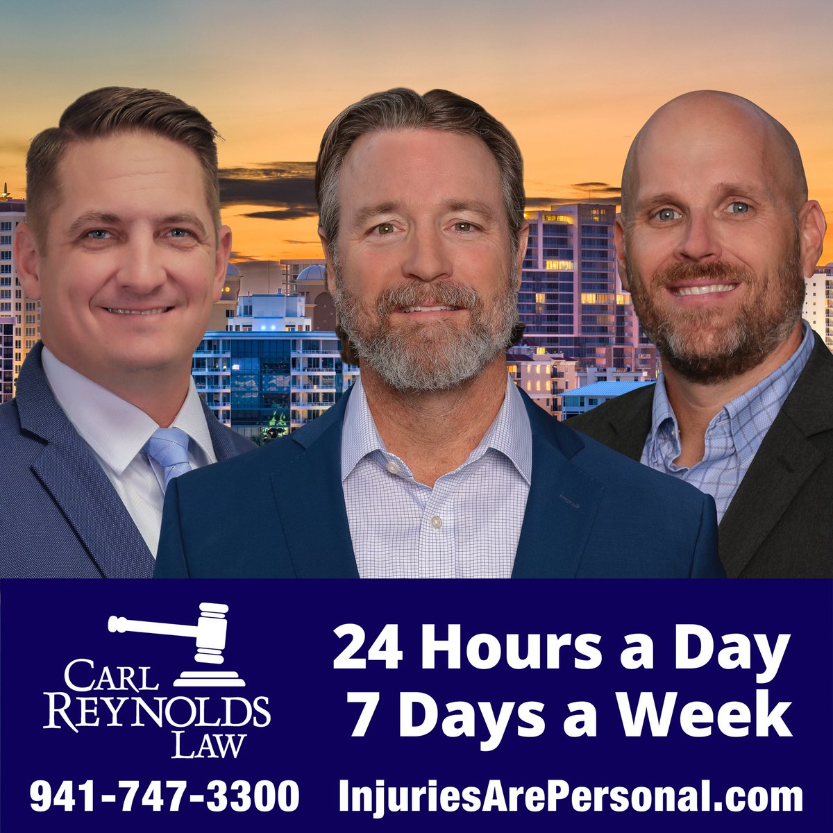 CarlReynolds247's tweet image. Call or visit us online 24 hours a day 7 days a week at injuriesarepersonal.com or 941-747-3300. #injuryattorney #24/7 #callcarl #injuriesarepersonal