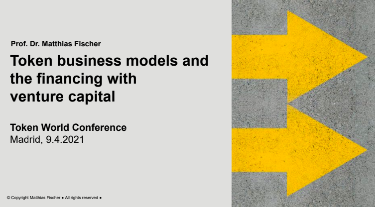 Alastria_'s tweet photo. Matthias Fischer, Professor of Finance and Banking, Faculty of Business Administration (Nuremberg Institute of Technology Georg Simon OHM, Germany) speak about the #Token business models and the financing with venture capital
#TokenWorldConference by @Alastria_ and @UCOMILLAS https://t.co/zd99aXkrvf