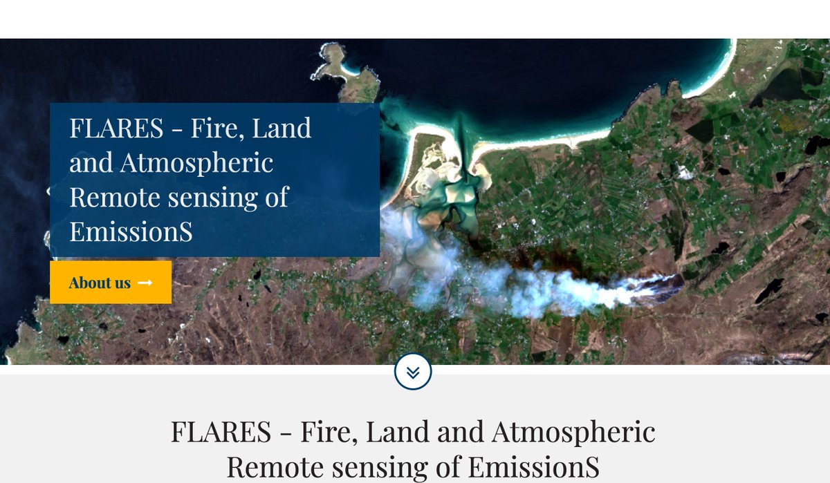Great to see <a href="/flaresepa/">FLARESEPA</a> website live:
ucc.ie/en/flares/thes…

Have a look at what we're doing:
- Remote sensing to identify burn areas
- Air quality to characterise emission factors for Irish conditions