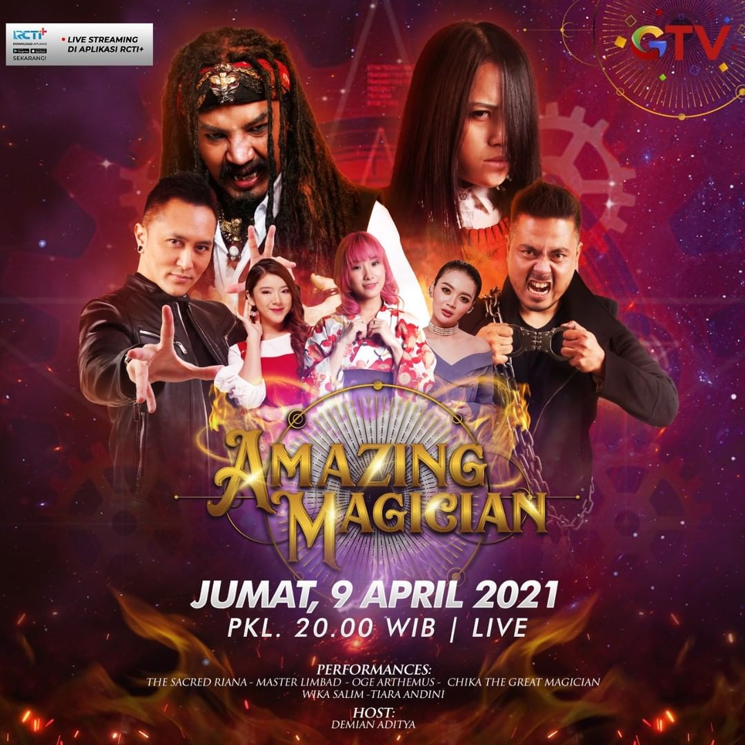 Dirangkum dalam sebuah cerita dari Sang Maestro dan mantra-mantra menghipnotis

Saksikan Amazing Magician, bersama <a href="/Master_Limbad88/">Master_Limbad</a> <a href="/ogearthemus/">Oge Arthemus</a> Chika dan <a href="/initiaraandini/">Tiara Andini 🌙</a> Jumat, 9 April 2021 pkl.20.00 WIB live di <a href="/OfficialGTVID/">OfficialGTVID</a>
#SMNTALENT 
#SMNChannel 
#ManagementArtis