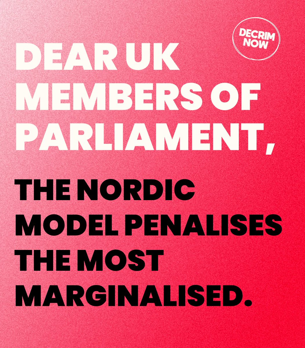 @GMB_union signed our open letter against the Nordic Model GMB is a trade union that represents all workers. They have over 620,000 members who work in every type of job imaginable.Read the letter here  https://decrimnow.org.uk/open-letter-on-the-nordic-model/  #notonordicmodel