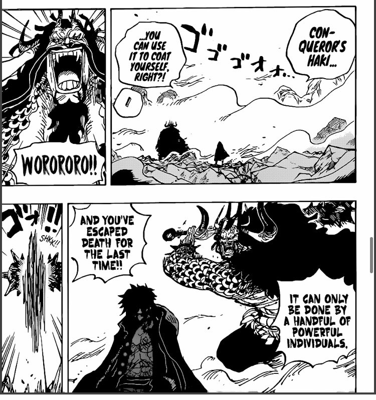 Luffy: Oh! Wari Zoro. — Kaido seems to comfirm my suspicions about