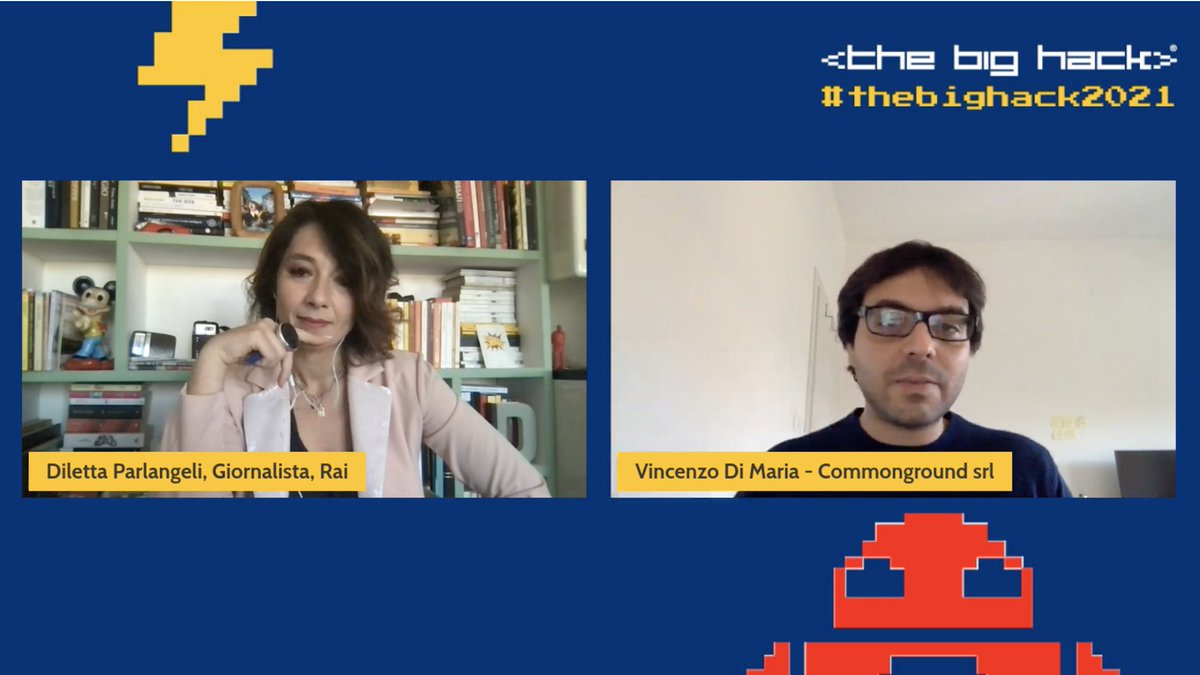 "Ai partecipanti del Big Hack 2021 chiedo di avere tempo e pazienza: non tutte le idee che emergeranno dall'#hackathon saranno mature, ma lo diventeranno. Oggi non cerchiamo solo idee ma persone portatrici di idee"
Vincenzo Di Maria, #thebighack2021
bit.ly/3t2MoXa