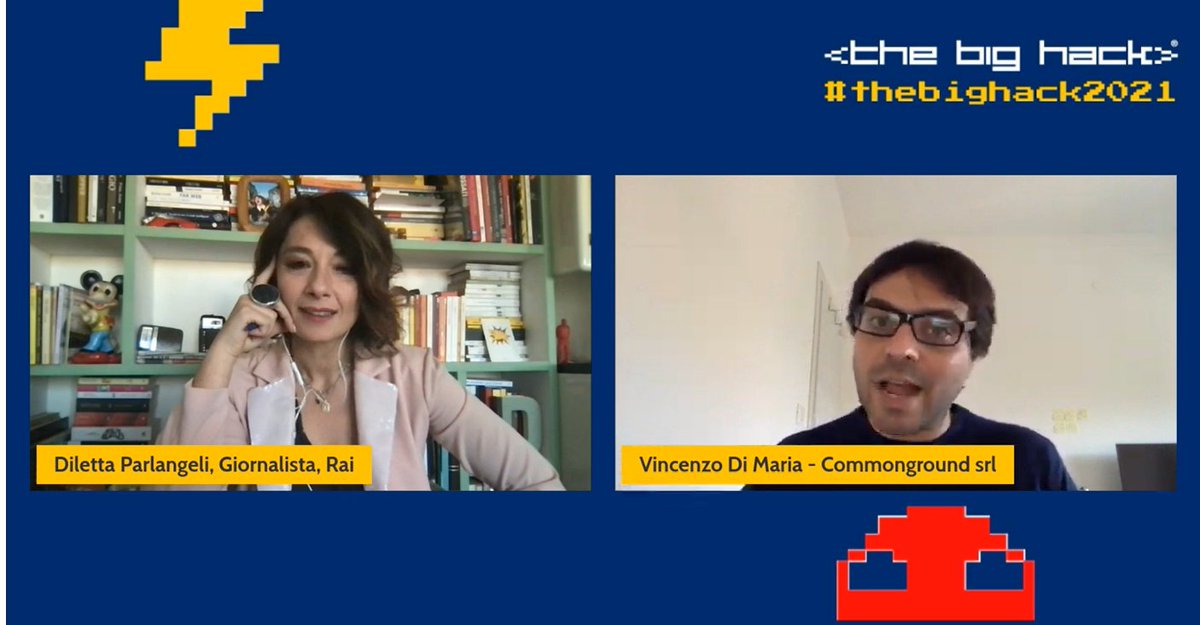 "#TheBigHack2021 è un viaggio, e spesso è più importante persino delle idee che saprà generare. Questo tipo di eventi forma persone capaci di avere idee, ed è più importante delle idee stesse. 
Molto maker, decisamente!
In diretta con <a href="/vdmdesign/">Vincenzo Di Maria</a>, qui &gt; bit.ly/3t2MoXa