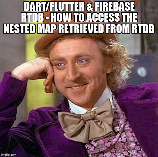 overflow_meme's tweet photo. Dart/Flutter &amp; Firebase RTDB - How to access the nested Map retrieved from RTDB https://t.co/YzrLKzoMXf #flutter #dart #firebaserealtimedatabase #nestedmap #firebase https://t.co/rlHcltUVqy