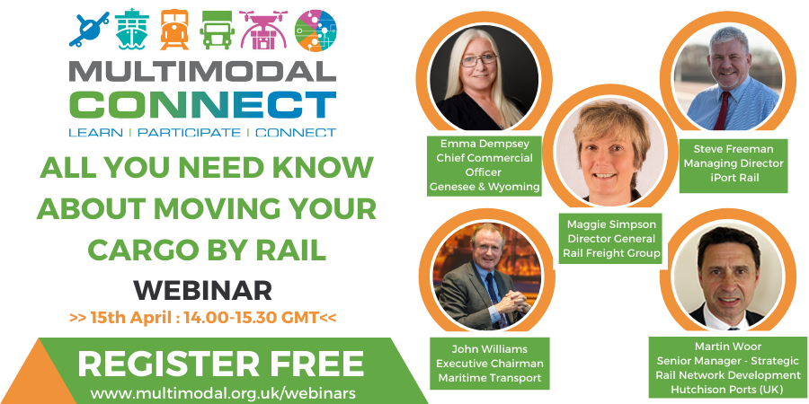 iPortRail's tweet photo. Next Thursday Steve Freeman takes part in a @multimodal panel discussing everything you need to know about moving cargo by rail - don't forget to sign up for this free event. 👉https://t.co/jJvMycUvxz #multimodalconnect https://t.co/lis88BCYaz