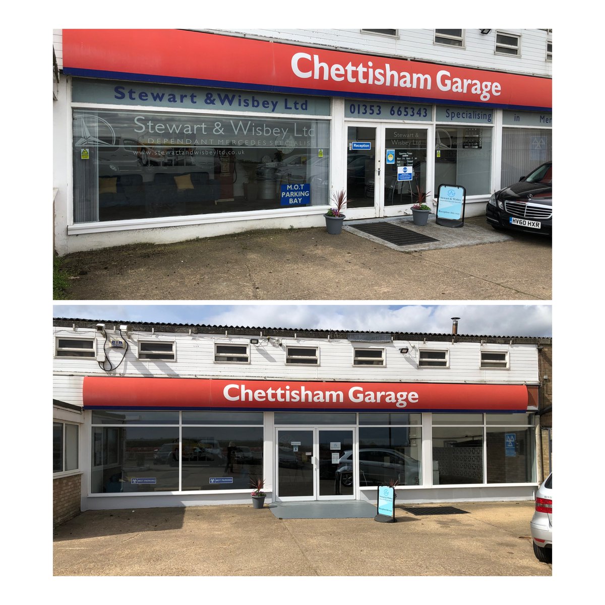 After 30 years of of loyal service the showroom front to this commercial property was replaced last week. No more drafty windows and rotten wood. As they say first impressions last!