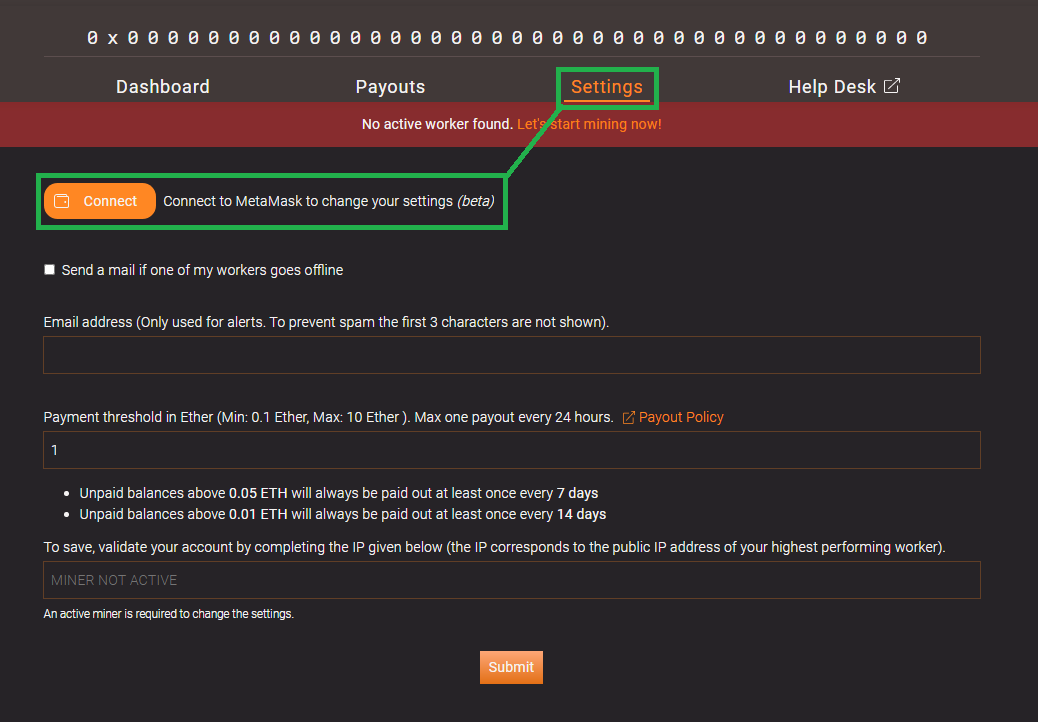 Bitfly No Twitter New Feature On Ethermine Change Your Mining Settings By Signing A Message Via Metamask Https T Co Xz6j8belxl Https T Co Fg6mbc5z65 Twitter