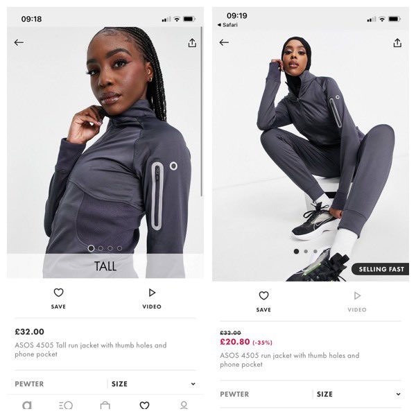 Laura_Webster_x's tweet photo. @ASOS Why is your ‘Tall’ clothing still full price but the same item in standard size is on sale...? It’s so annoying! https://t.co/lBv7Bx4wMl